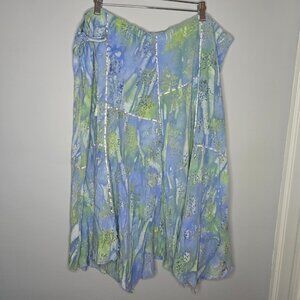 Y2K Whimsy Fairy Midi Skirt, Size XXXL